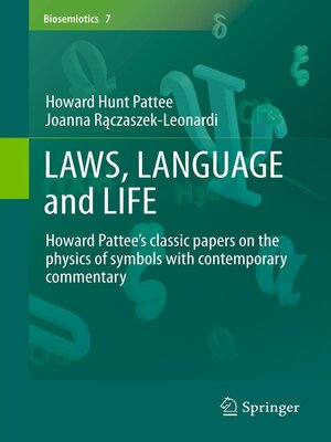 cover image of LAWS, LANGUAGE and LIFE